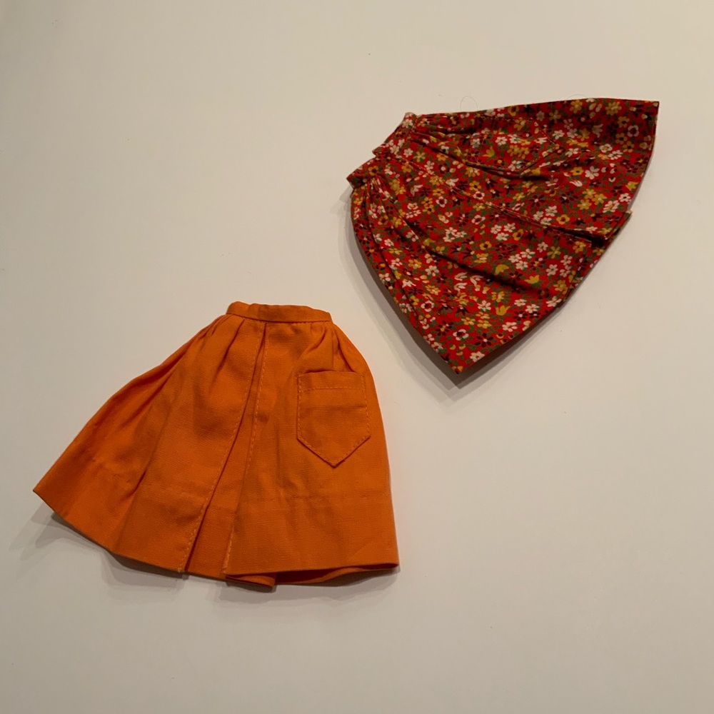 Vintage Barbie Skirts Cotton broadcloth vintage separates from 1962-1962